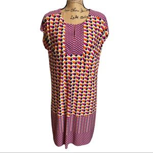 Laundry by Shelli Segal Multicolored Shift Dress Size Large